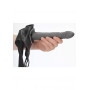 wearable phallus Twisted Hollow Strap-on - 8'' / 20 cm - Gun Metal