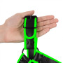 Imbragatura uomo fosforescente Chest Bulldog Harness - GitD - Neon Green/Black