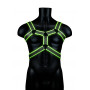 Pettorina regolabile uomo Body Harness - Glow in the Dark - Neon Green/Black