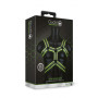 Men's Adjustable Harness Body Harness - Glow in the Dark - Neon Green/Black