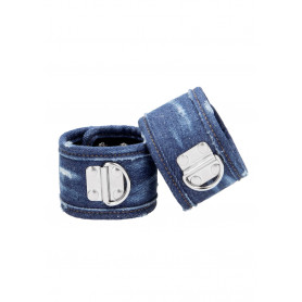 Manette per caviglie Denim Ankle Cuffs Roughend Denim Style Blue
