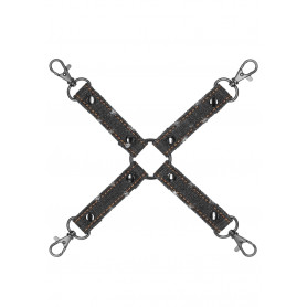 Constrictive for Handcuffs Denim Hogtie Roughend Denim Style Black