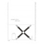 Constrictive for Handcuffs Denim Hogtie Roughend Denim Style Black