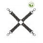 Constrictive for Handcuffs Denim Hogtie Roughend Denim Style Black