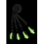 Bed Bindings Restraint Kit Neon Green/Black