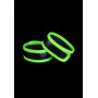 Handcuffs Biceps Band Glow in the Dark Neon Green/Black