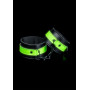 Ankle cuffs Glow in the Dark Neon Green/Black