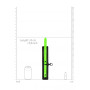 Ankle cuffs Glow in the Dark Neon Green/Black