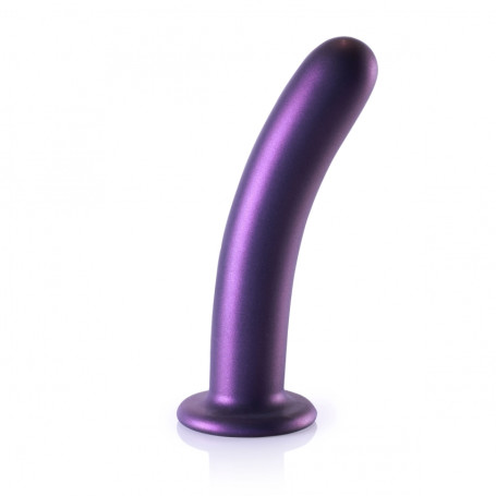 Vaginal dildo with suction cup Smooth G-Spot Dildo 7'' / 17 cm Purple