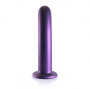 Dildo vaginale con ventosa Smooth G-Spot Dildo 7'' / 17 cm Purple