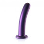 Vaginal dildo with suction cup Smooth G-Spot Dildo 7'' / 17 cm Purple