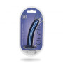 Dildo vaginale con ventosa Smooth G-Spot Dildo 6'' / 14,5 cm Metallic Blue