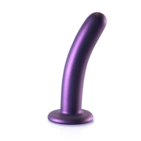 Dildo vaginale con ventosa Smooth G-Spot Dildo 6'' / 14,5 cm Metallic Purple