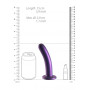 Dildo vaginale con ventosa Smooth G-Spot Dildo 6'' / 14,5 cm Metallic Purple