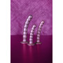 Vaginal dildo with suction cup Beaded G-Spot Dildo 8'' / 20,5 cm Rose Gold
