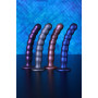 Vaginal dildo with suction cup Beaded G-Spot Dildo 8'' / 20,5 cm Rose Gold