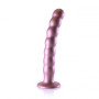 Dildo vaginale con ventosa a sfere Beaded G-Spot Dildo 8'' / 20,5 cm Rose Gold
