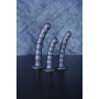 Dildo vaginale con ventosa a sfere Beaded G-Spot Dildo 8'' / 20,5 cm Gun Metal