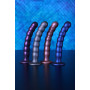 Dildo vaginale con ventosa a sfere Beaded G-Spot Dildo 8'' / 20,5 cm Gun Metal