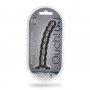 Dildo vaginale con ventosa a sfere Beaded G-Spot Dildo 6,5'' / 16,5 cm Gun Metal