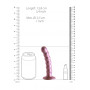 Vaginal dildo with suction cup Beaded G-Spot Dildo 5'' / 13 cm Rose Gold