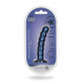 Dildo vaginale con ventosa a sfere Beaded G-Spot Dildo 5'' / 13 cm Metallic Blue