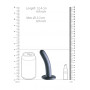Dildo vaginale con ventosa Smooth G-Spot Dildo 5'' / 12 cm Gun Metal