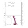 Dildo vaginale con ventosa Smooth G-Spot Dildo 5'' / 12 cm Rose Gold