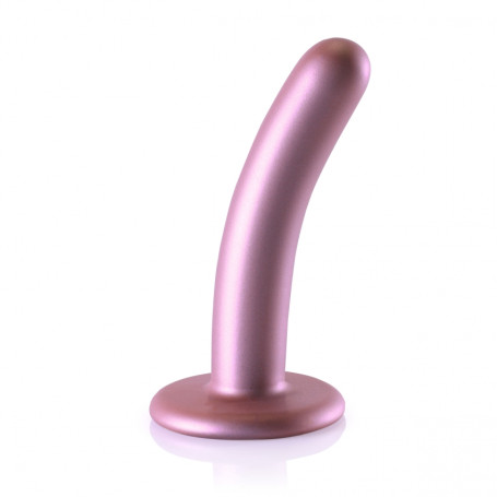 Vaginal dildo with suction cup Smooth G-Spot Dildo 5'' / 12 cm Rose Gold