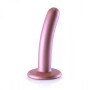 Vaginal dildo with suction cup Smooth G-Spot Dildo 5'' / 12 cm Rose Gold