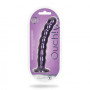 Vaginal dildo with suction cup Beaded G-Spot Dildo 8'' / 20,5 cm Metallic Purple