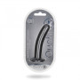 Dildo vaginale con ventosa Smooth G-Spot Dildo 6'' / 14,5 cm Gun Metal