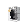 Plug with suction cup Model 1 XS 8 cm Black
