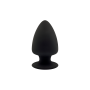 Plug with suction cup Model 1 XS 8 cm Black