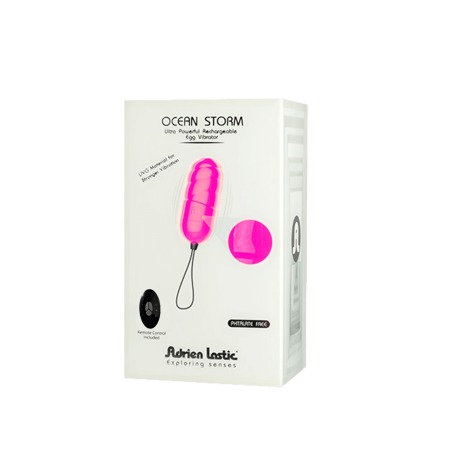 Ovetto vaginale vibrante Ocean Storm + LRS pink