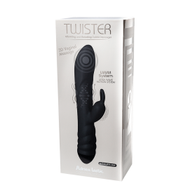 Rabbit vaginal vibrator twister black