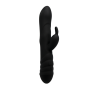 Vibratore vaginale rabbit twister black