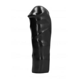 Coarse glans dildo 20 cm All Black