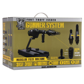 Gunner System 3 In 1 Modular Fuck Machine Black