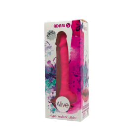 Realistic dildo with suction cup Adam S Silexpan fucsia