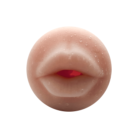 Male masturbator realistic mouth the real deal