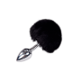 Anal plug with tail Metal Anal Fluffy Plug S