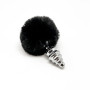 Plug anale con coda Metal Anal Fluffy Twist Plug M