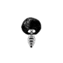 Anal plug with tail Metal Anal Fluffy Twist Plug M