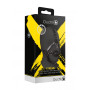 Head Harness with Breathable Ball Gag and Nose Hooks Black