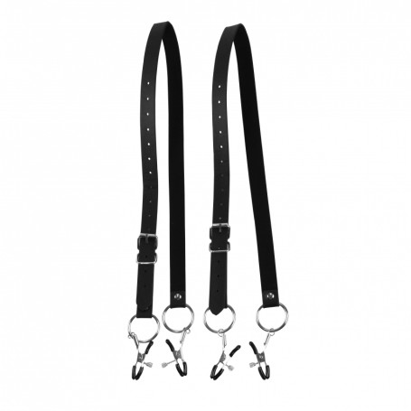 Labia Spreader with Clamps Black