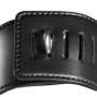 Head Harness with Zip-up Mouth and Lock Black