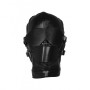 Blindfolded Mask with Breathable Ball Gag Black
