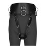 Belt with Vibrator Holder Black