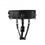 Belt with Vibrator Holder Black
